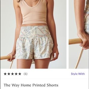 Free people on the way home shorts size small